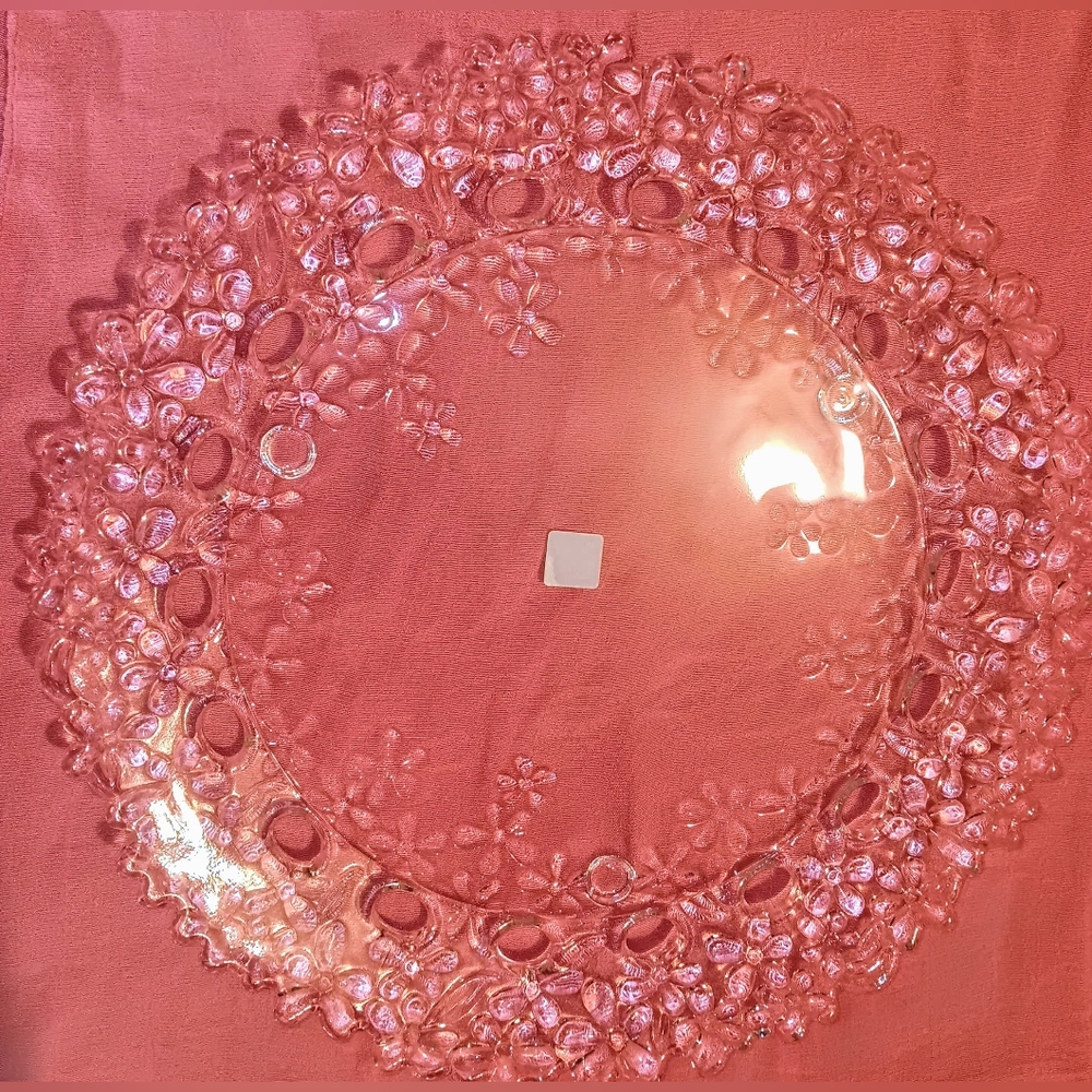 Vintage PartyLite Pillar Candle Tray~P7717